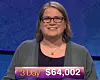 Dana Wayne, today's Jeopardy! winner (for the March 7, 2019 game.)
