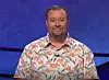 Marcus Gresham's shirt on Jeopardy on November 28, 2017.