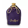 A bottle of Crown Royal in its famous purple bag. Crown Royal was the correct response to Final Jeopardy on September 19, 2017.