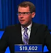 Steven Olson, today's Jeopardy! winner (for the September 19, 2025 game.)