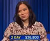 Lisa Sriken, today's Jeopardy! winner (for the March 29, 2023 game.)