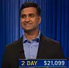 Suresh Krishnan, today's Jeopardy! winner (for the June 7, 2023 game.)