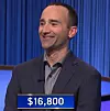 Tim McCaigue, today's Jeopardy! winner (for the March 23, 2022 game.)