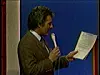 Alex Trebek opened the May 7, 1985 episode of Jeopardy! holding paperwork explaining why Dorian Ellis was brought back.