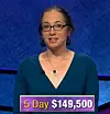 Jennifer Quail, today's Jeopardy! winner (for the December 10, 2019 game.)
