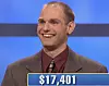 Michael Falk, today's Jeopardy! winner (for the August 17, 2021 game.)