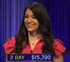 Diandra D'Alessio, today's Jeopardy! winner (for the May 29, 2023 game.)