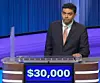 Neilesh Vinjamuri, today's Jeopardy! winner (for the February 11, 2025 game.)