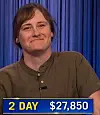 Jen Feldman, today's Jeopardy! winner (for the September 20, 2024 game.)
