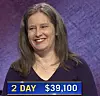 Courtney Shah, today's Jeopardy! winner (for the June 29, 2021 game.)