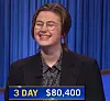 Mattea Roach, today's Jeopardy! winner (for the April 7, 2022 game.)
