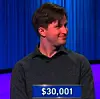 Curtis Bogetti, today's Jeopardy! winner (for the September 30, 2025 game.)