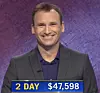 Andy Wood, today's Jeopardy! winner (for the November 17, 2020 game.)