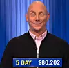 Josh Weikert, today's Jeopardy! winner (for the March 27, 2025 game.)