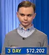 Liam Starnes, today's Jeopardy! winner (for the April 22, 2025 game.)