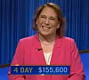 Amy Schneider, today's Jeopardy! winner (for the November 22, 2021 game.)