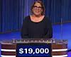 Amy Schneider, today's Jeopardy! winner (for the August 31, 2023 game.)