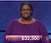 LaKedra Pam, today's Jeopardy! winner (for the December 12, 2017 episode.)