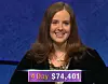 Karen Farrell, today's Jeopardy! winner (for the December 31, 2019 game.)