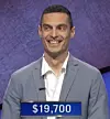 John Alba Cutler, today's Jeopardy! winner (for the June 2, 2021 game.)