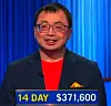 Jamie Ding, today's Jeopardy! winner (for the April 1, 2026 game.)