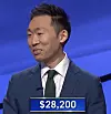 Tim Moon, today's Jeopardy! winner (for the July 12, 2021 game.)