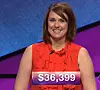 Kristin Robbins, today's Jeopardy! winner (for the April 5, 2018 episode.)