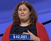 Jen Jazwinski, today's Jeopardy! winner (for the July 8, 2021 game.)