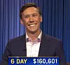 Eric Ahasic, today's Jeopardy! winner (for the June 13, 2022 game.)