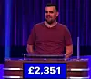 Adam Diouri, today's Jeopardy! UK winner (for March 17, 2025).