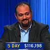 Peter McFerrin, today's Jeopardy! winner (for the June 5, 2026 game.)