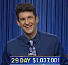 Matt Amodio, today's Jeopardy! winner (for the September 27, 2021 game.)