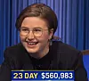 Mattea Roach, today's Jeopardy! winner (for the May 5, 2022 game.)