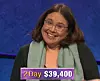 Sarah Jett Rayburn, today's Jeopardy! winner (for the April 27, 2020 game.)