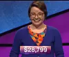 Kate Jovin, today's Jeopardy! winner (for the April 23, 2018 episode.)