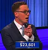 Jonathan Hugendubler, today's Jeopardy! winner (for the September 5, 2025 game.)