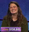 MacKenzie Jones, today's Jeopardy! winner (for the February 21, 2020 game.)
