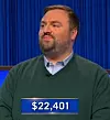 Dave McBride, today's Jeopardy! winner (for the June 30, 2025 game.)
