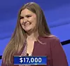 Leah Wiegand, today's Jeopardy! winner (for the February 5, 2021 game.)