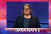 Dana Wayne on the March 6, 2019 episode of Jeopardy!