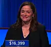 Diana Miller, today's Jeopardy! winner (for the February 27, 2026 game.)