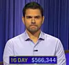 Cris Pannullo, today's Jeopardy! winner (for the November 28, 2022 game.)