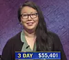 Carmela Chan, today's Jeopardy! winner (for the November 2, 2020 game.)