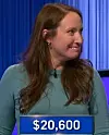 Rachel Marcus, today's Jeopardy! winner (for the November 8, 2024 game.)