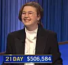 Mattea Roach, today's Jeopardy! winner (for the May 3, 2022 game.)
