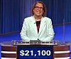 Amy Schneider, today's Jeopardy! winner (for the August 29, 2023 game.)