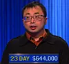 Jamie Ding, today's Jeopardy! winner (for the April 14, 2026 game.)