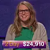 Ellen Wernecke, winner of the September 15, 2017 episode of Jeopardy!