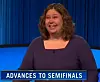 Jen Jazwinski, today's Jeopardy! winner (for the November 9, 2023 game.)