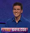 James Holzhauer, today's Jeopardy! winner (for the April 12, 2019 game.)